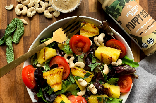 Poppyseed Grilled Pineapple Salad