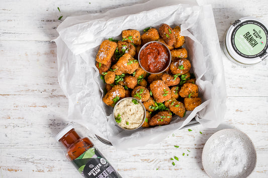 Crispy Tofu Popcorn Chicken
