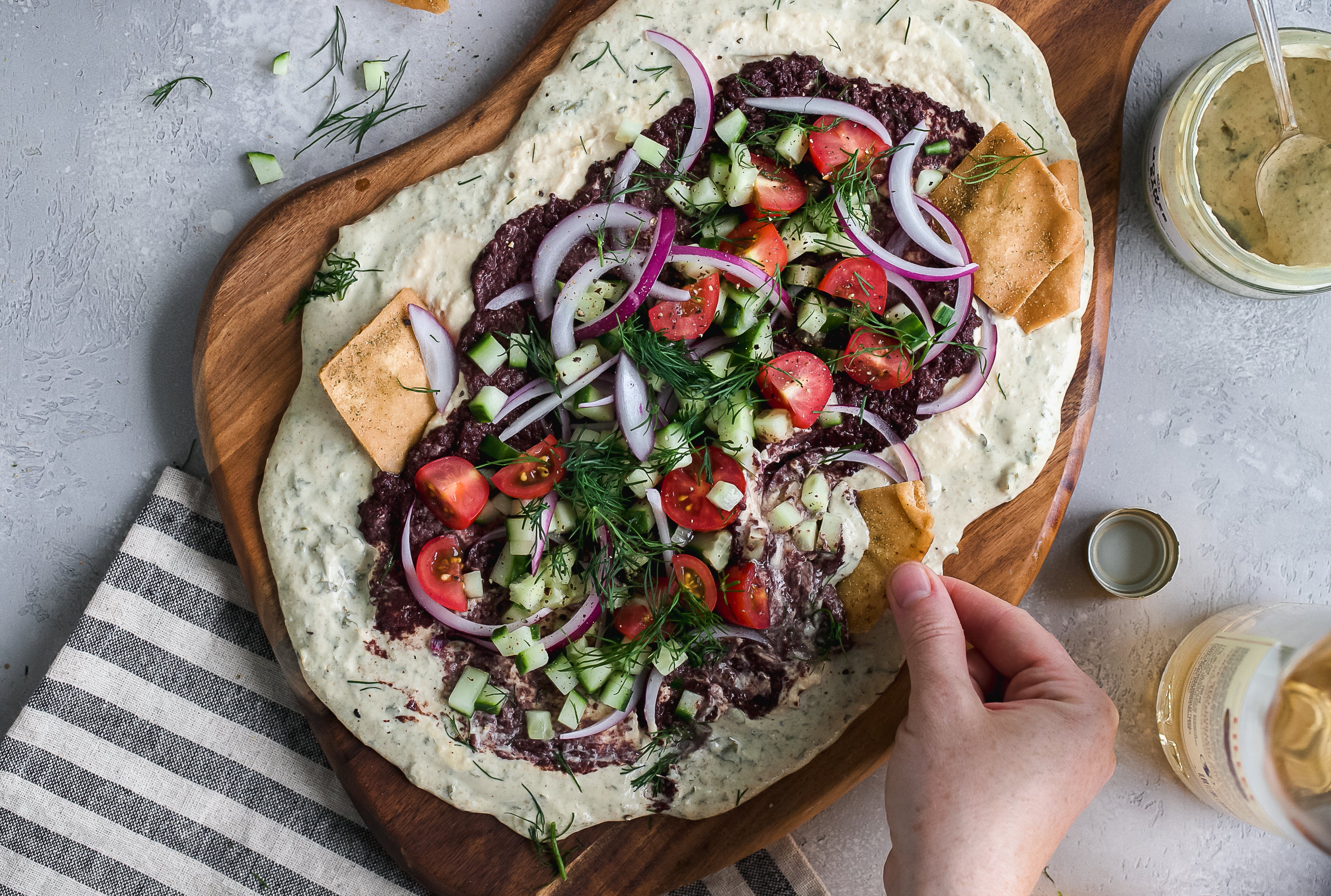 Three-Layer Vegan Spinach Dip – Mother Raw