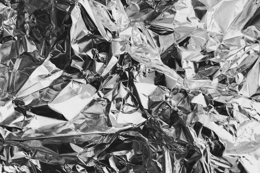 Image of crumpled aluminum foil