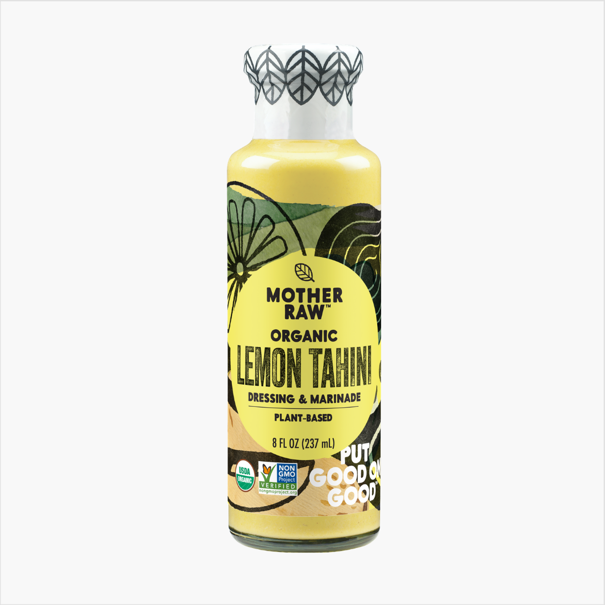 Vegan Organic Lemon Tahini  Bottle