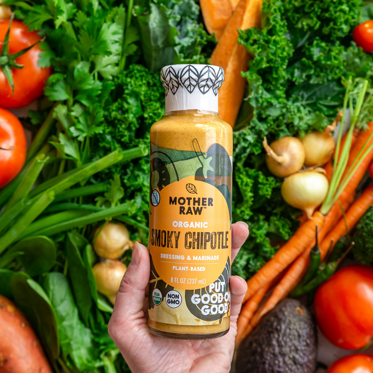 Smoky Chipotle Ranch Bottle with Veggies